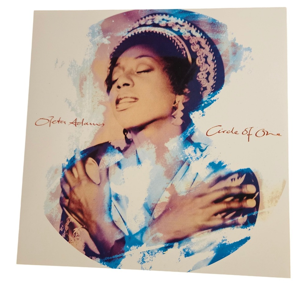 Oleta Adams Circle 1990 Promo Album Flat Poster 12x12 PolyGram‎ Jazz Soul D/S